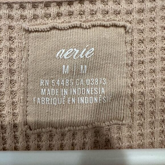 Aerie the sweat waffle knit oversized sweater - Picture 3 of 3